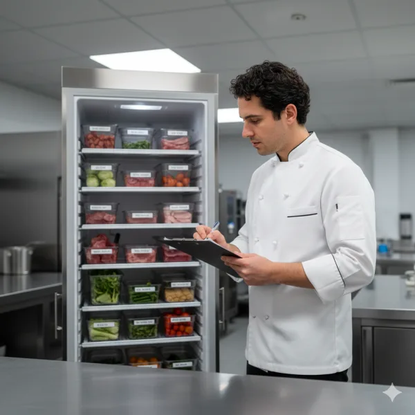 Control de mercadería en restaurantes: porcionado preciso en recipientes de un kilo para precisión y orden diario - Imagen 2