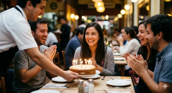 Estrategia de marketing de cumpleaños para restaurantes con invitaciones personalizadas y grupos celebrando en local - Imagen 3