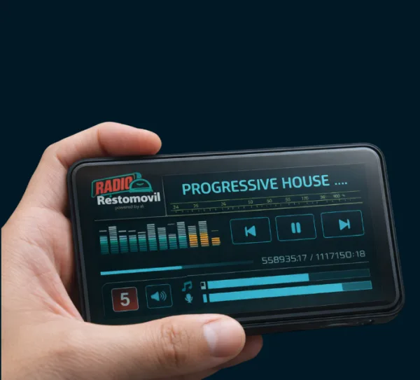 Dueño de restaurante gestionando música y finanzas en su local, concepto de legalidad SCD - Imagen 3