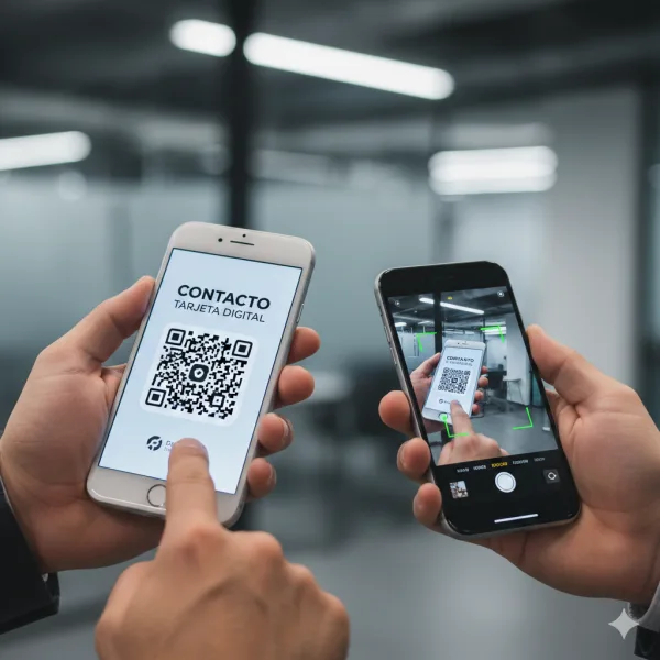 Tarjeta digital QR: sin tarjetas perdidas, contacto rápido