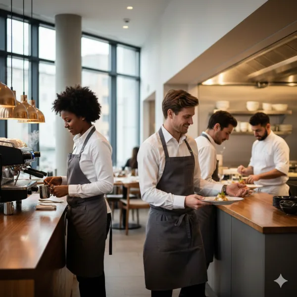 Vestimenta en restaurantes: coherencia con tu marca